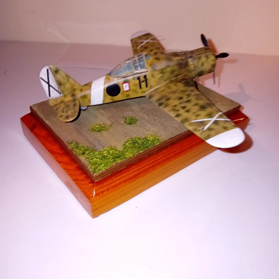 FIAT G 50 PRIMA SERIE SPAGNA COSTRUITO BUILT GEBAUT 1/72 DA KIT IN PLASTICA - Immagine 4 di 4