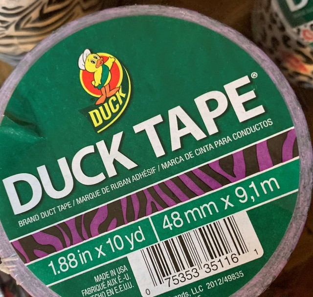 Duck 1 In W X 30 Yd L Purple Zebra Duct Tape For Sale Online Ebay