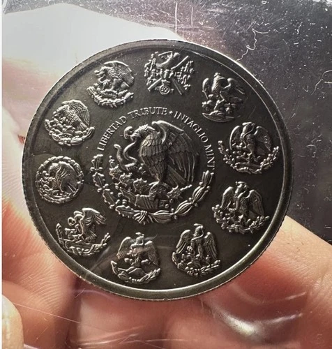 2025 1 oz  Libertad Intaglio Mint Tribute Silver Round .999 Fine
