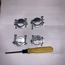 Kyuionty 3/4 Inch Clamp Type Cable Clamps 4pice