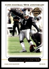 2005 Topps 50th Anniversary Sebastian Janikowski Oakland Raiders #304