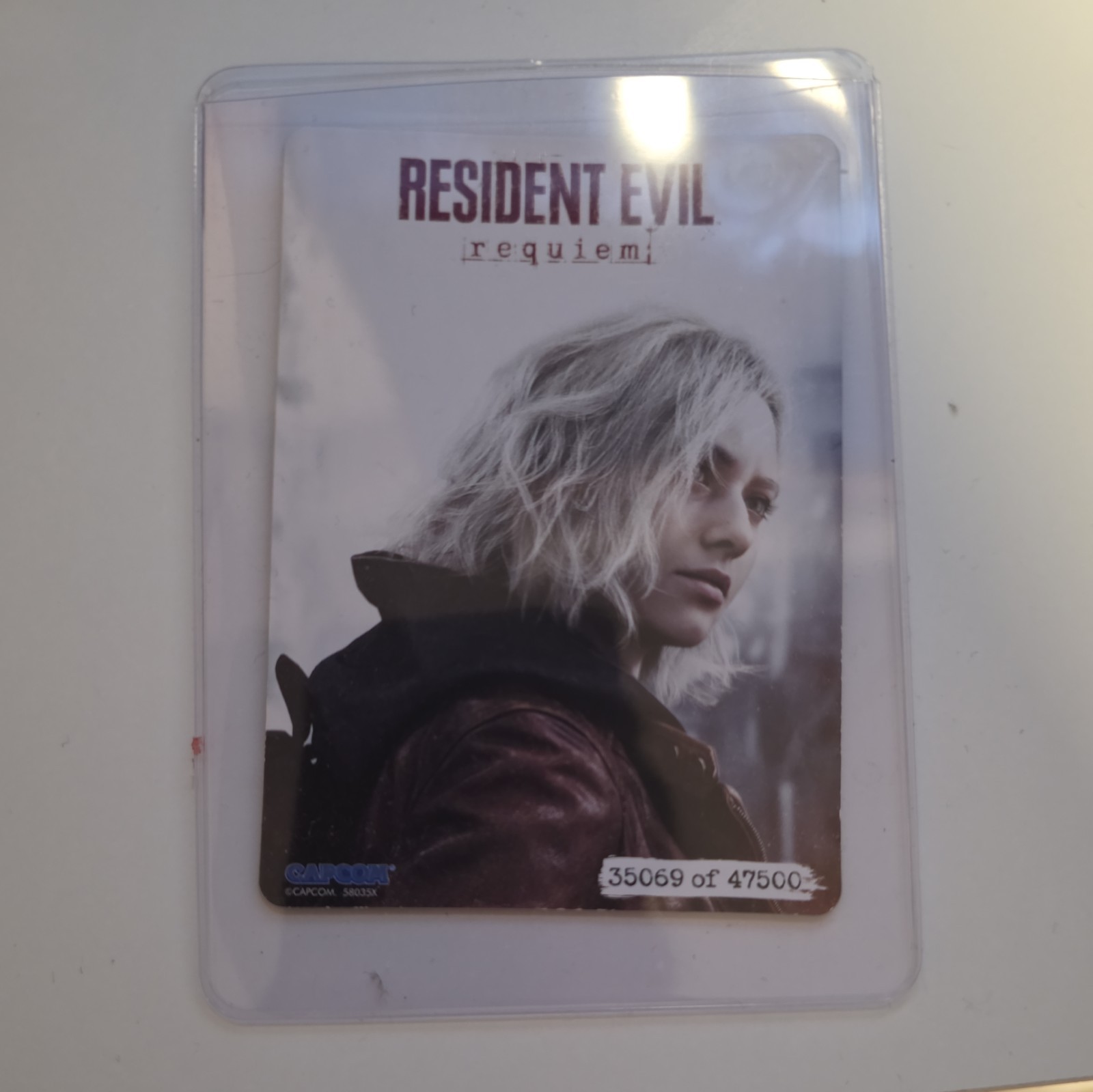 #35319 Resident Evil Requiem Deluxe Collector's Lenticular Card Only - No Game