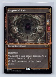 Valgavoth's Lair (Showcase) #327 - Duskmourn: House of Horror Rare Land