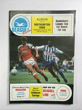 Brighton & Hove Albion v Northampton Town;  League Cup 1st Round, 29th Aug 1990