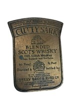 Vintage Cutty Sark Belt Buckle Blended Scots Whisky Berry Bros Rudd Ltd C-168