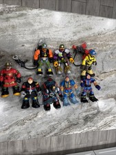 Fisher-Price Rescue Heroes Action Figures Assorted Lot of 8 Vintage Toys 2000s