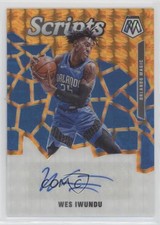 2019-20 Panini Mosaic Scripts Orange Prizm Wesley Iwundu Wes #SC-WIW Auto 0m4q