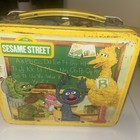 Aladdin Sesame Street Metal Lunch Box Yellow 1979 NO THERMOS — photo 2