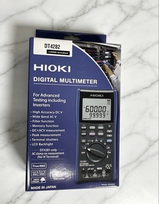 HIOKI DT4282 Digital Multimeter 10A Terminal Mounted Type with alkaline battery