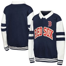 Youth Outerstuff  Navy Boston Red Sox Big League Fielder MVP Fashion Sweatshirt