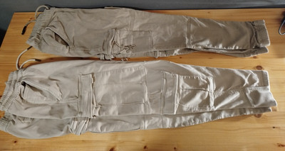 2x Cargohose Camel/beige S Herren, FSBN, Jean Pascale, in gutem Zustand