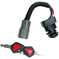 Starter Switch w/Keys 32771-31822 for Kubota Backhoe L39 L45 L47 L48 M59 M62