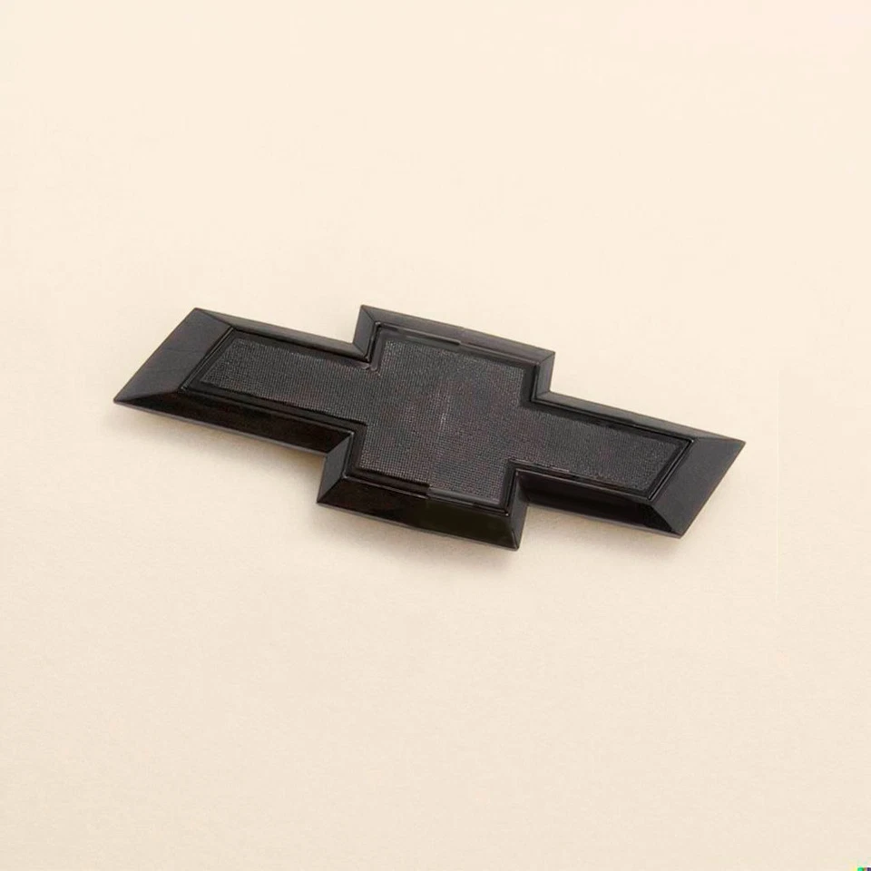 Chevrolet Traverse Limited 2018-2024 pajarita emblema trasero negro brillante 23165730 OEM Foto 3 de 4