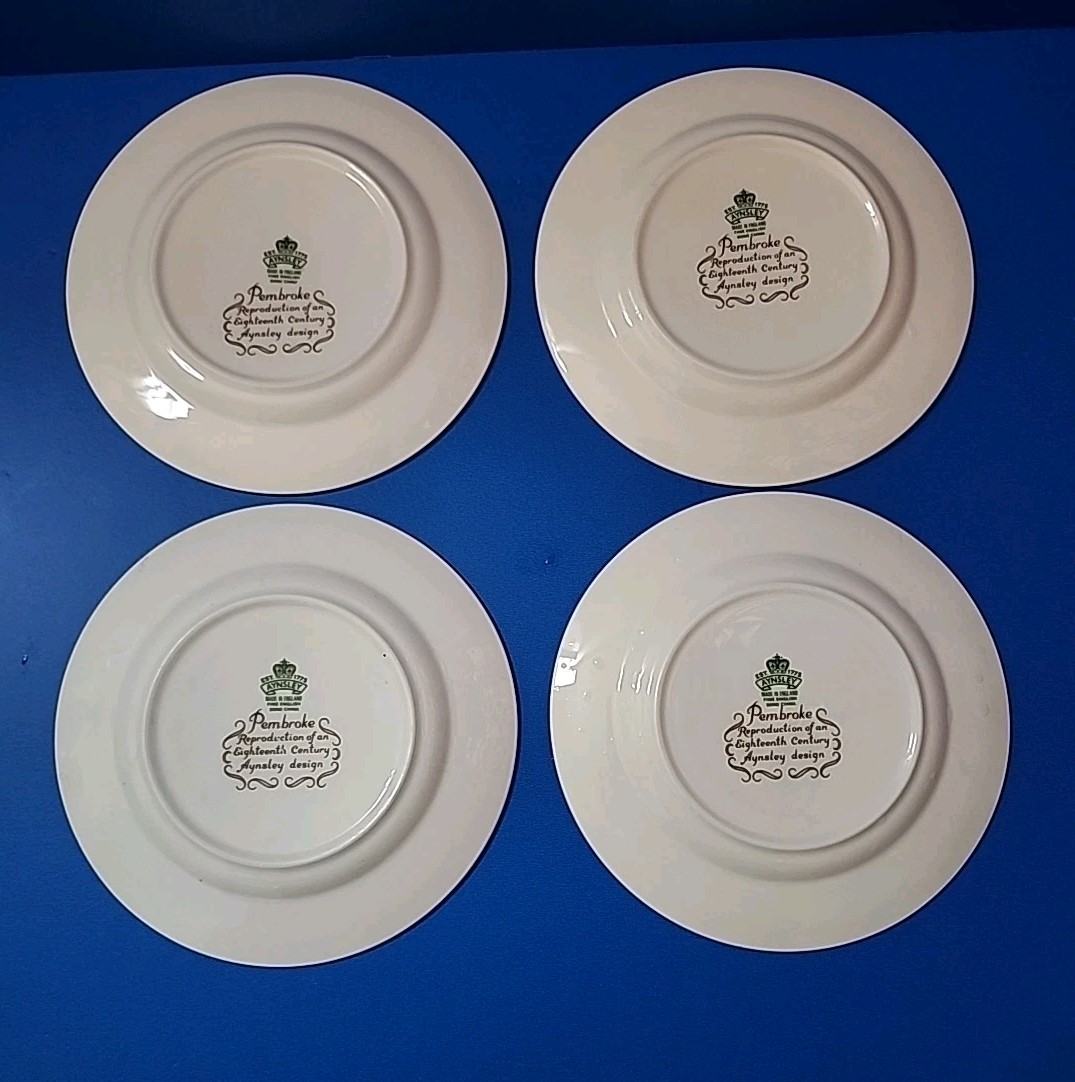 Pembroke Aynsley  Bread Plate s Excellent Set Of 4