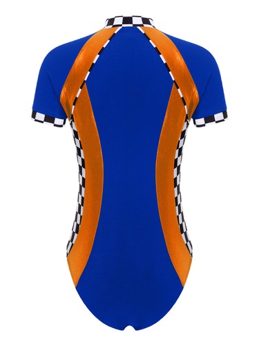 Womens One Piece Bodycon Jumpsuit Racing Suit Leotard Pool Party Bodysuit Bar - Picture 22 of 84