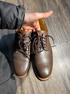 size 7.5 mens Samuel Hubbard Founder M2100-041 Chestnut brown oxford lace dress Men main image 2