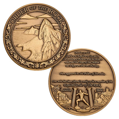 NAVY ORDER OF THE ROCK STRAIT OF GIBRALTAR 1.75" CHALLENGE COIN | eBay