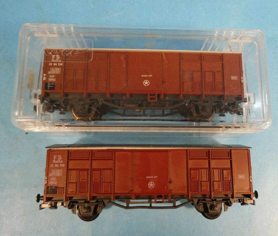 ROCO H0 ITALIAN RAILWAYS FS FREIGHT CARS - 2 FROM THE 1980s - Image 3 of 4