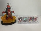 Funko Pop! Deadpool Bitty Pop Set Of 4 W/Q-Fig Lootcrate Diorama Figure Bundle