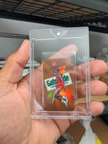 Michael Jordan 1991 Gatorade Orange Holo Refractor Promo Mini Tobacco Card MJ