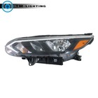 Drivers Side Rim For 2024 2025 Nissan Sentra Headlight Driver Left Side Black Halogen ...