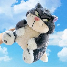 25-CM Black Cat Plush Toy Soft Stuffed Animal Pillow Cute Kawaii Kids Gift Doll