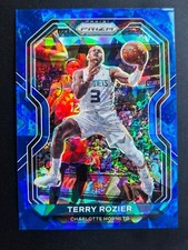 2020-21 Panini Prizm Terry Rozier Blue Ice Prizm #/125 Card #60