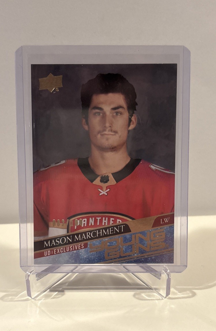 2020-21 Upper Deck Young Guns UD Exclusives /100 Mason Marchment #457 Rookie RC