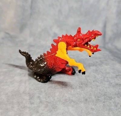 Vintage Chap Mei Medieval Red Yellow Dragon 3'' Figurine Figure 1995 Knights #2