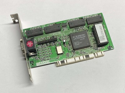 4MB Fastware Tornado VC963J-3D / S3 ViRGE / DX On Board VGA PCI Grafikkarte
