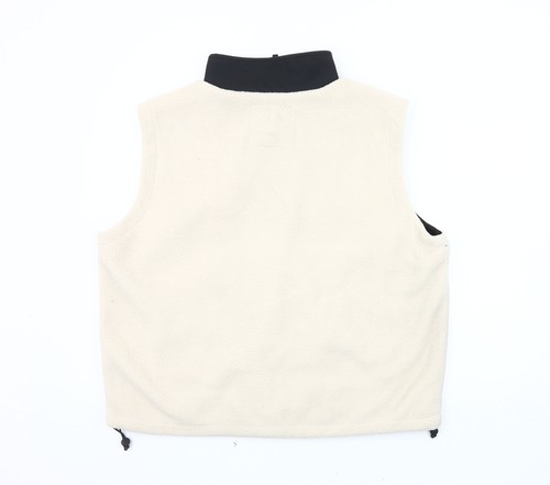 Marks and Spencer Women's Ivory Black Bodywarmer Size 16 - Picture 2 of 12
