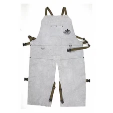 Mcr Safety 38242Mw Welding Apron, Leather, 42 In Length, Gray