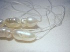 Large Seed Pearls 16" Length ... About 3" string for Clasp — photo 3