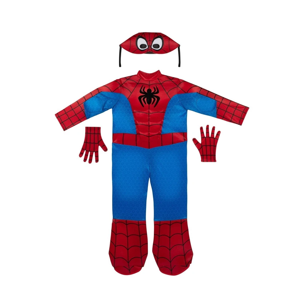 Disfraz Spidey Spiderman Marvel Spiderman Halloween Niño 3T/4T Nuevo Con Etiquetas Foto 2 de 2
