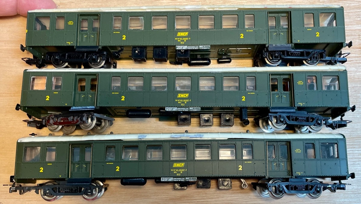 HO AS SNCF set de voitures TALBOT époque III et IV