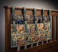 Kids Storage Organizer, Hanging Crib Caddy Bag, Camouflage, 4 Pockets, HANDMADE