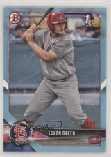 2018 Bowman Draft Sky Blue 112/499 Luken Baker #BD-109 u6m