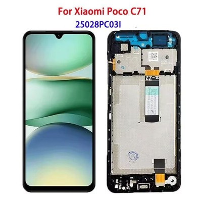For Xiaomi Poco C71 25028PC03I LCD Display Touch Screen Digitizer