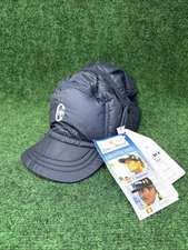 Conte of Florence hat One Size Fits Most Navy Blue Ear Flap Down Cap Flapper