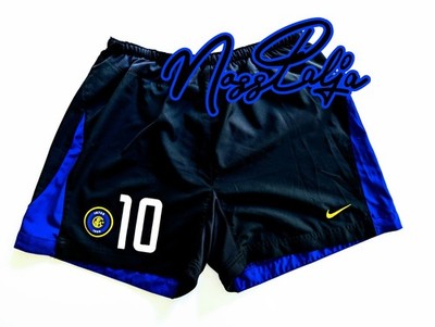 Inter Milan Adriano 2003/04 Nike Official Match Player Issue Shorts Size L