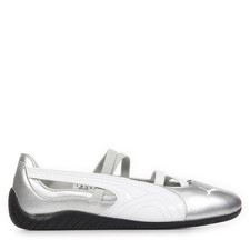 Chaussures Ballerines PUMA femme Speedcat Ballet Metallic Argent Synthétique A