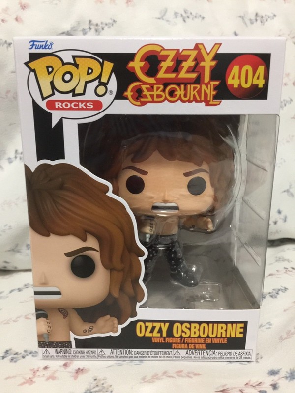 FUNKO POP! ROCKS / OZZY OZBORNE / OZZY OZBORNE #404 / COMES IN PROTECTOR