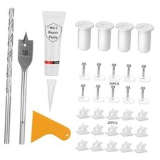 Starlink Cable Routing Kit for 3/4inch Wall Hole 4 PCS Cable 3/4 Inch Kit White