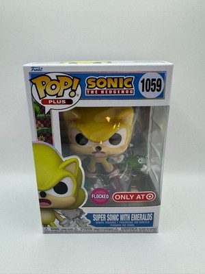 Funko POP! Plus: Super Sonic with Emeralds Flocked Target Exc #1059