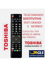 Telecomando Sostitutivo CT-95003 Per TV Toshiba – Compatibile Con CT-95014, 55U7950, 50U7950, 75U7950, 65U7950