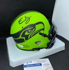 ELIJAH ARROYO signed SEATTLE SEAHAWKS SLAUTE Rave Mini Football Helmet w/COA JSA