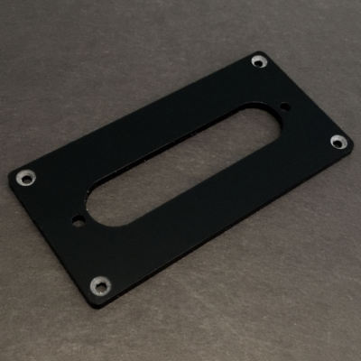 Guitar Parts CONVERSION PICKUP MOUNTING RING - Humbucker Telecaster Neck - BLACK