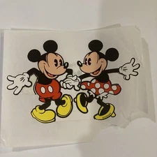 Vintage 1980’s Disney Favorites Mrs. Grossman’s Sticker Minnie & Mickey 4”