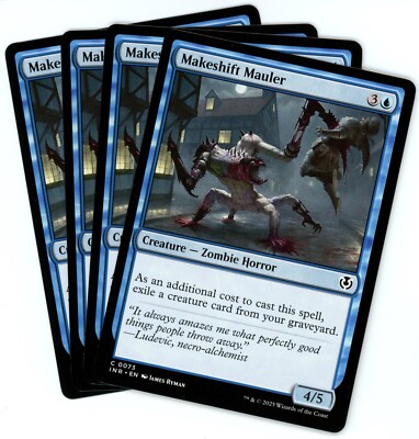 x4 Makeshift Mauler - Innistrad Remastered - MTG - NM/M