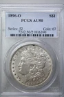 1896-O $1 Silver Morgan Dollar PCGS AU50 #6390